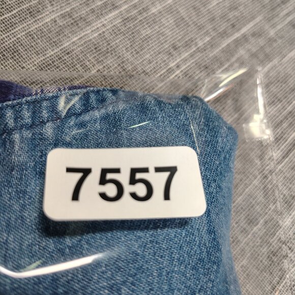 Wrangler Western Shirt Womens Denim Plaid Crenshaw Long Sleeve Wear Embroidered - Picture 8 of 8